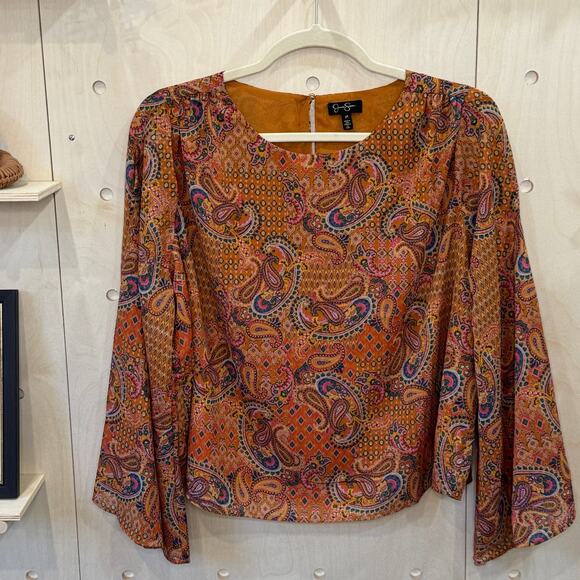 JESSICA SIMPSOM Monique Top Size 3X Kimono Sleeve Boho Top - Picture 1 of 10